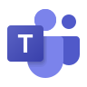 Text tool icon in a UI: blue square with a white T and rounded shapes behind it.