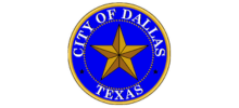 Official seal of the City of Dallas, Texas featuring a gold star on a blue field.