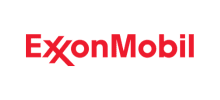ExxonMobil brand logo in red on a white background