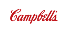 Campbell's logo in red script on white background